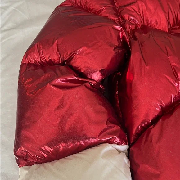 Perfect Moment Men’s Airview Duvet Red and White down Ski Jacket size L large - Picture 11 of 13